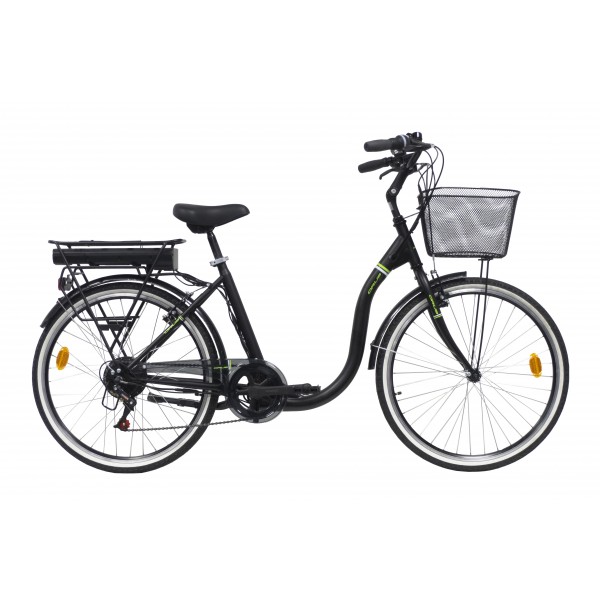 Vélo à assistance électrique 26 pouces 36V/7,8AH avec panier AV